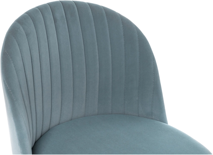 Стул Gabi 1, мягкий, light blue / black