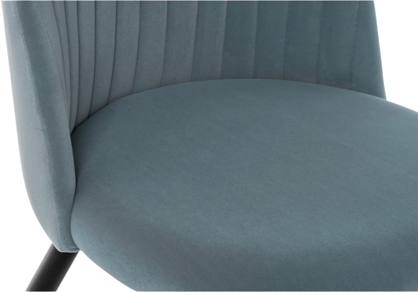 Стул Gabi 1, мягкий, light blue / black
