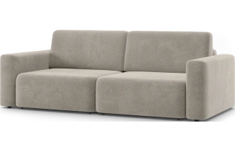 Диван прямой двухместный Дарио, модель 144, OVIS 13 (серый)