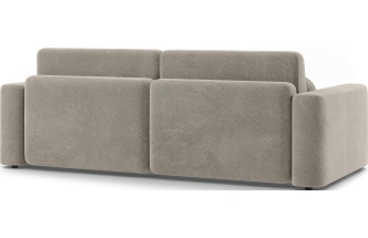 Диван прямой двухместный Дарио, модель 144, OVIS 13 (серый)