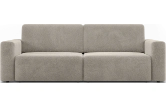 Диван прямой двухместный Дарио, модель 144, OVIS 13 (серый)