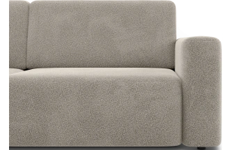 Диван прямой двухместный Дарио, модель 144, OVIS 13 (серый)