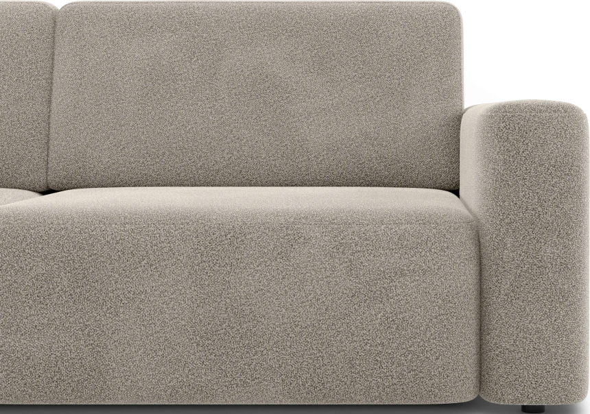 Диван прямой двухместный Дарио, модель 144, OVIS 13 (серый)