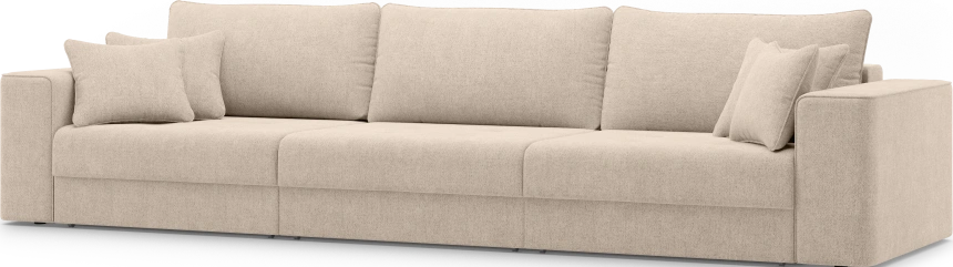 Диван прямой трехместный Конте, модель 036, Danco 130 (бежевый)