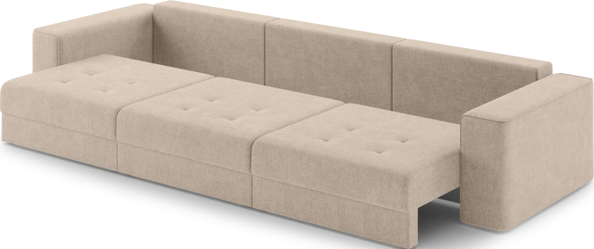 Диван прямой трехместный Конте, модель 036, Danco 130 (бежевый)
