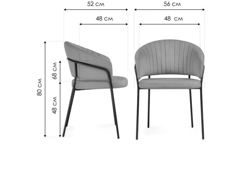 Стул Лео, зеленый brandy light 10 / черный