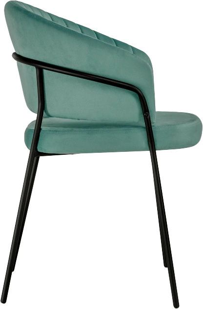 Стул Лео, зеленый brandy light 10 / черный