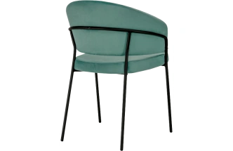 Стул Лео, зеленый brandy light 10 / черный