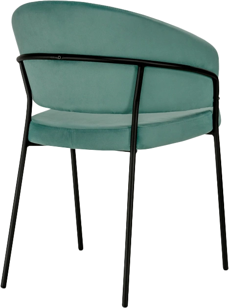 Стул Лео, зеленый brandy light 10 / черный