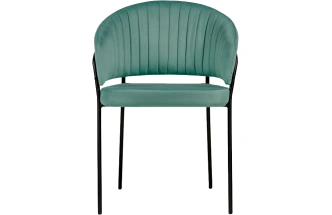 Стул Лео, зеленый brandy light 10 / черный