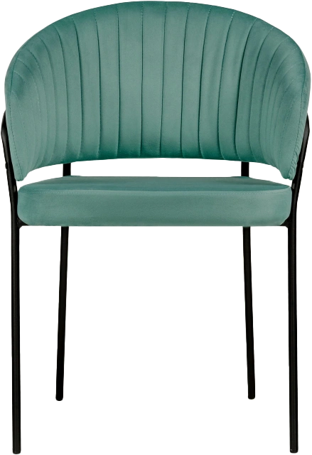 Стул Лео, зеленый brandy light 10 / черный