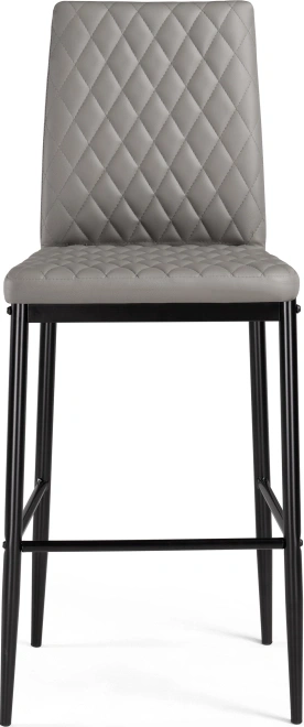 Барный стул Teon, серый / черный