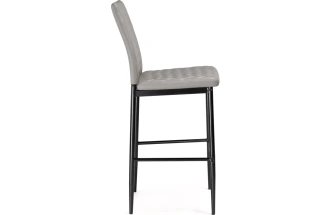 Барный стул Teon, серый / черный