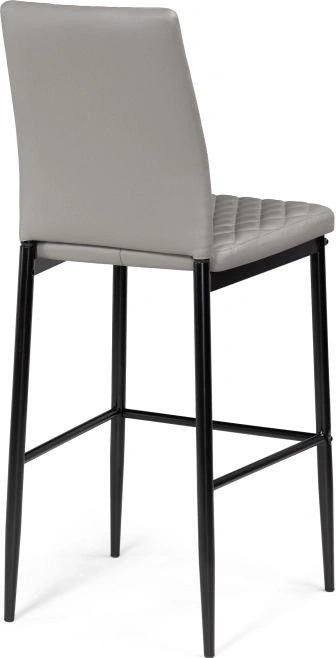 Барный стул Teon, серый / черный