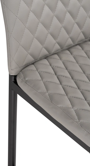 Барный стул Teon, серый / черный