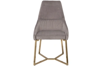 Стул 30C-1185 GRE, мягкий, велюр, серый 