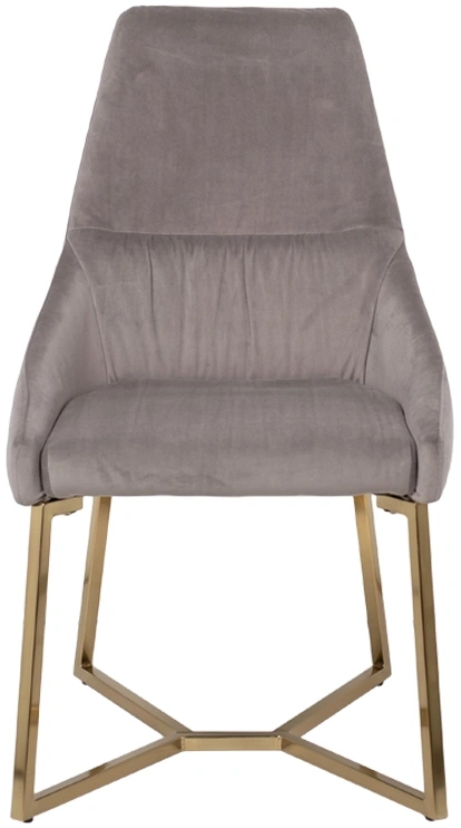 Стул 30C-1185 GRE, мягкий, велюр, серый 