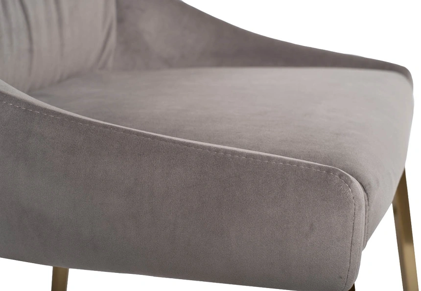 Стул 30C-1185 GRE, мягкий, велюр, серый 