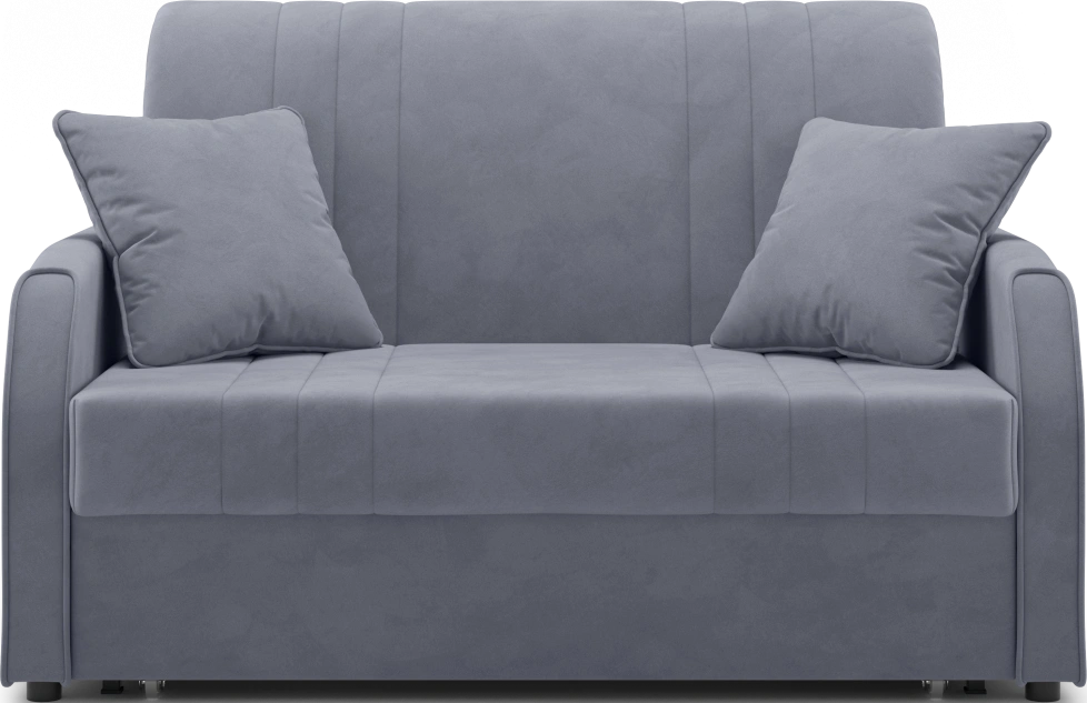​Диван прямой Сантос 120, модель 053, Velutto 32 (темно-серый)
