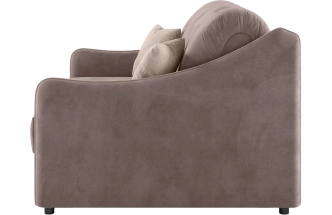 ​Диван прямой Дели 120, модель 032, Ultra Stone​ / Ultra Sand​ (коричневый​)