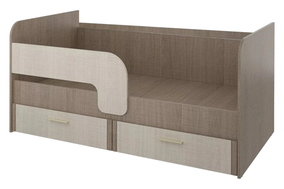 Кровать Юта, 160x80 Крослайн карамель/Латте