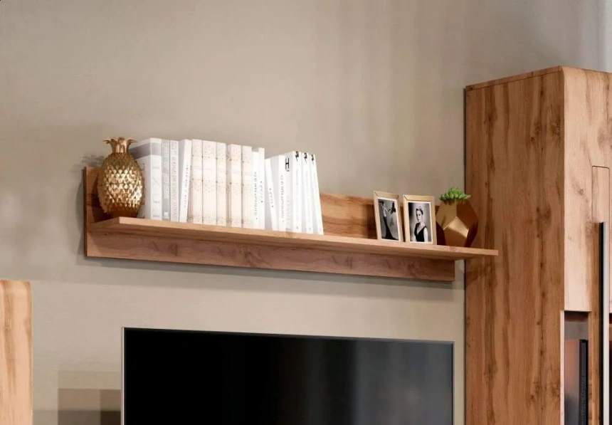 Полка навесная Ницца, дуб вотан