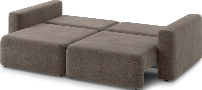 Диван прямой двухместный Дарио, модель 144, OVIS 30 (коричневый)