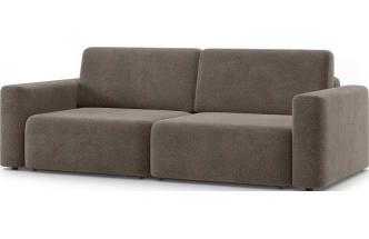 Диван прямой двухместный Дарио, модель 144, OVIS 30 (коричневый)