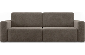 Диван прямой двухместный Дарио, модель 144, OVIS 30 (коричневый)