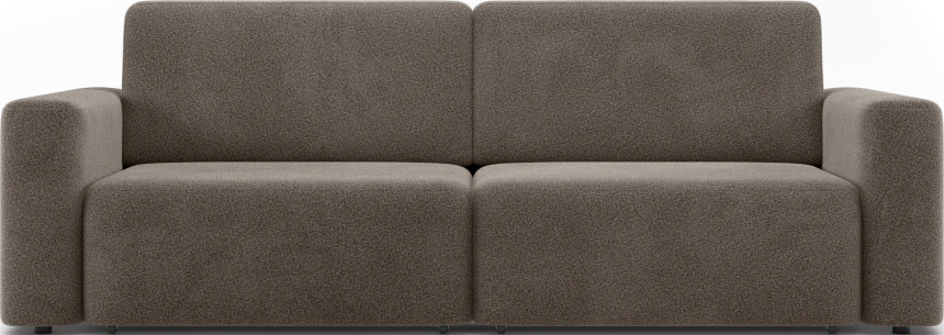 Диван прямой двухместный Дарио, модель 144, OVIS 30 (коричневый)