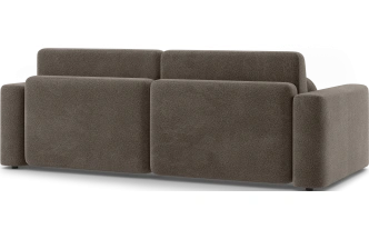 Диван прямой двухместный Дарио, модель 144, OVIS 30 (коричневый)