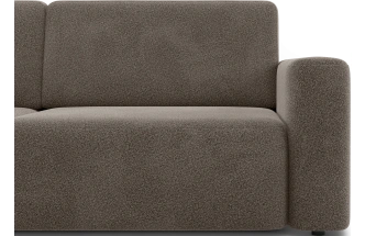 Диван прямой двухместный Дарио, модель 144, OVIS 30 (коричневый)