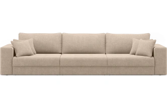 Диван прямой трехместный Конте, модель 036, Danco 290 (коричневый)