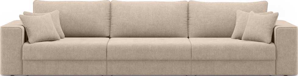 Диван прямой трехместный Конте, модель 036, Danco 290 (коричневый)