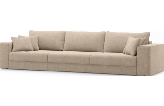 Диван прямой трехместный Конте, модель 036, Danco 290 (коричневый)