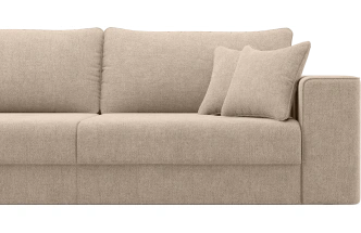 Диван прямой трехместный Конте, модель 036, Danco 290 (коричневый)