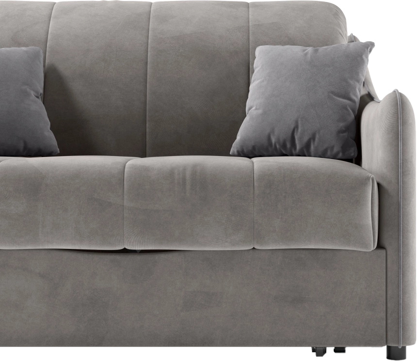 ​Диван прямой Дели 120, модель 032, Ultra Dove​ / Ultra Grey​ (бежевый)
