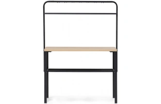 Барный стол Нари, 120х50х171, делано / черный матовый