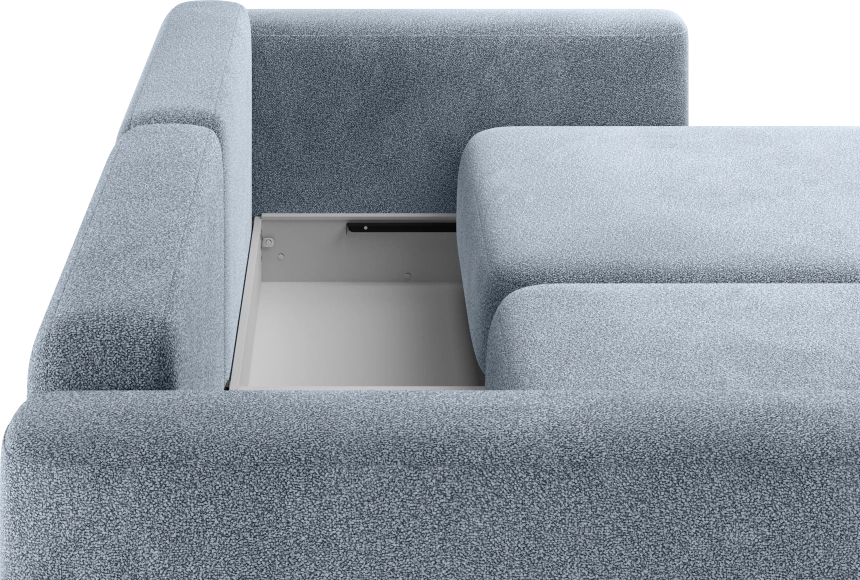 Диван прямой двухместный Дарио, модель 144, OVIS 78 (синий)