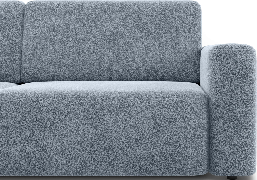 Диван прямой двухместный Дарио, модель 144, OVIS 78 (синий)