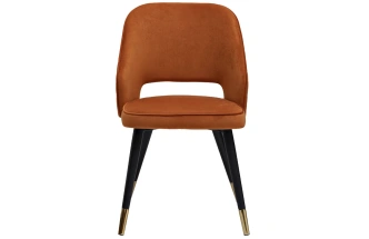 Стул 30C-1205-1 TER, мягкий, велюр, терракотовый