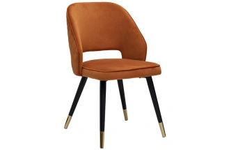 Стул 30C-1205-1 TER, мягкий, велюр, терракотовый