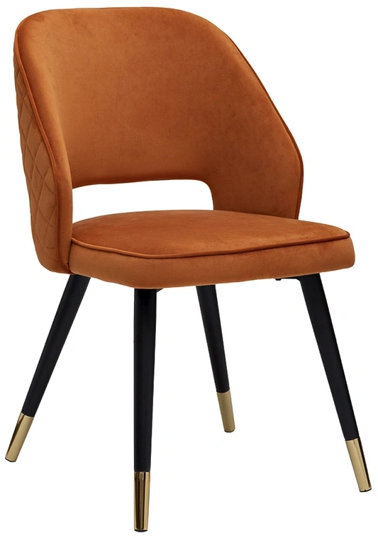 Стул 30C-1205-1 TER, мягкий, велюр, терракотовый 