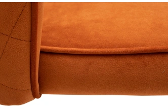 Стул 30C-1205-1 TER, мягкий, велюр, терракотовый