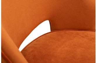 Стул 30C-1205-1 TER, мягкий, велюр, терракотовый