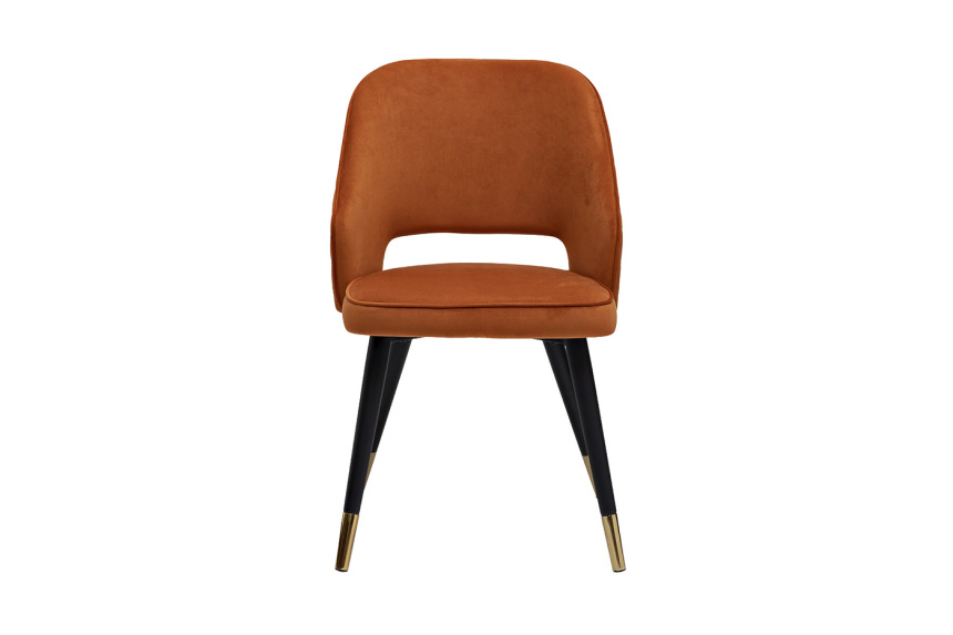 Стул 30C-1205-1 TER, мягкий, велюр, терракотовый 
