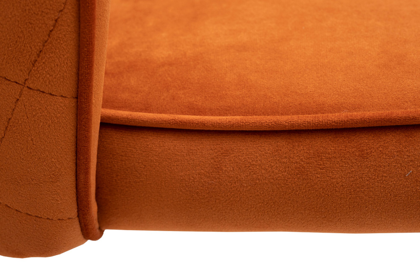 Стул 30C-1205-1 TER, мягкий, велюр, терракотовый 