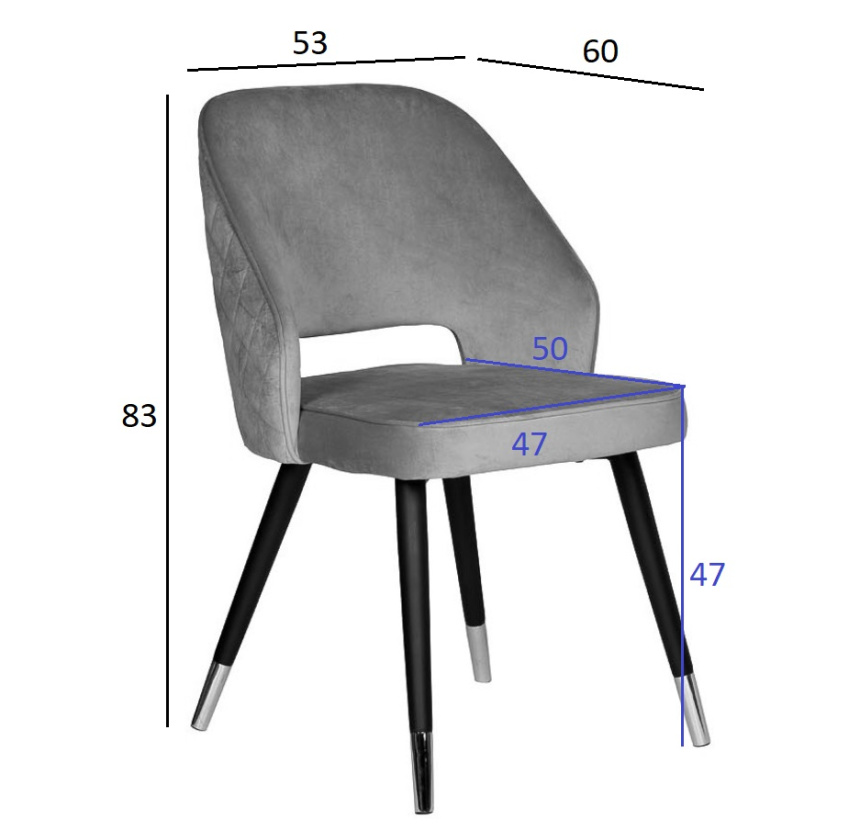 Стул 30C-1205-1 TER, мягкий, велюр, терракотовый 