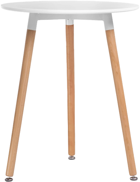 Кухонный стол Lorini, 60x70, МДФ, white, каркас wood 