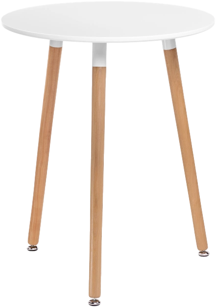 Кухонный стол Lorini, 60x70, МДФ, white, каркас wood 